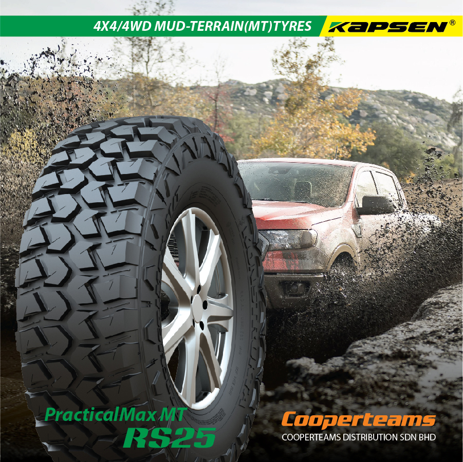 Kapsen PracticalMax MT RS25 4x4 MT Tyre|COOPERTEAMS Malaysia